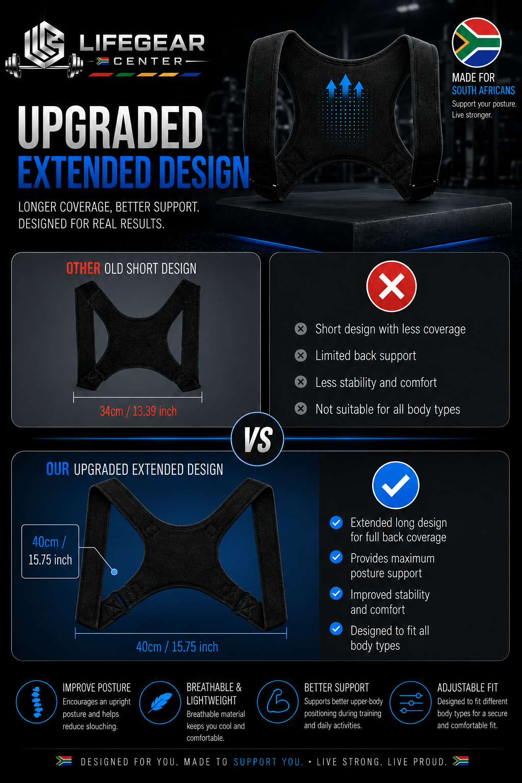 LifeGear BackSupport™