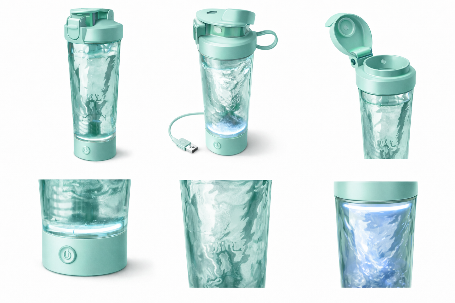 TurboShake Elite™ Automatic Vortex Mixing Bottle