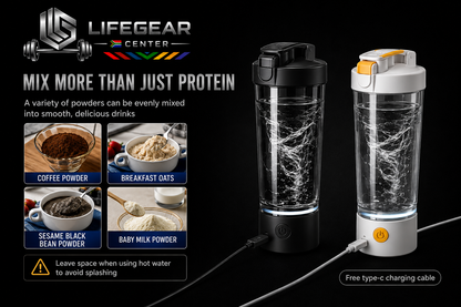 TurboShake Elite™ Automatic Vortex Mixing Bottle