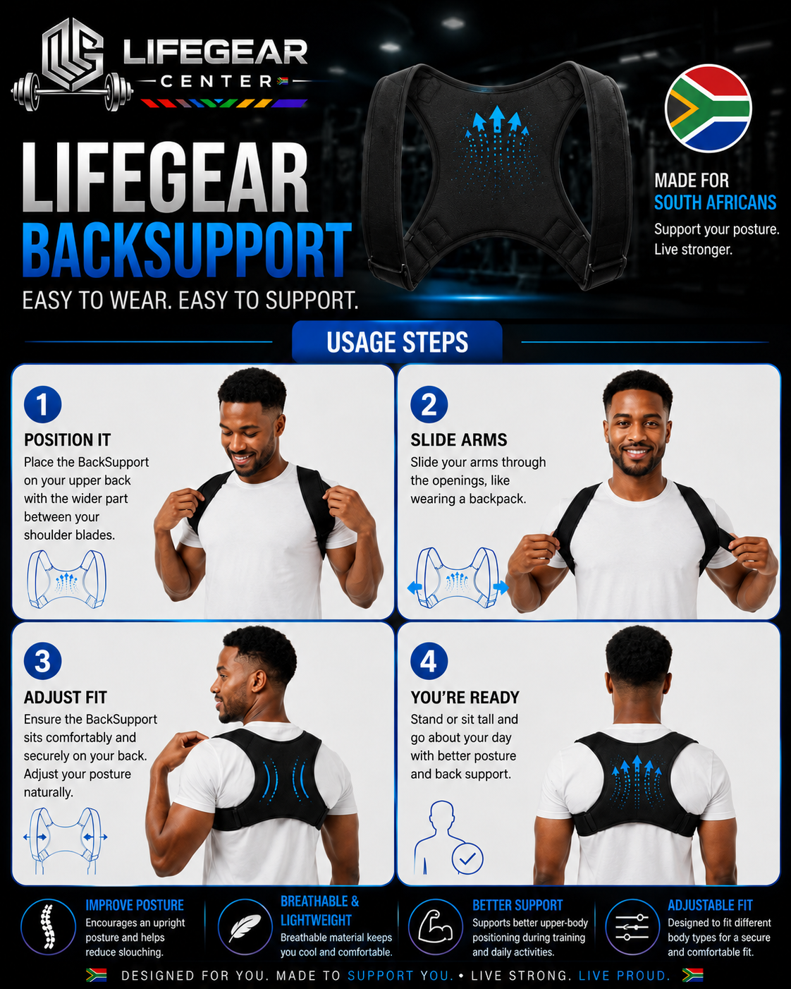 LifeGear BackSupport™