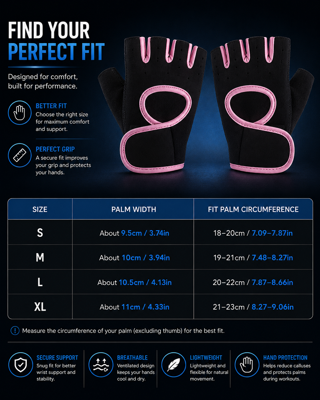 AuraGrip™ Premium Training Gloves