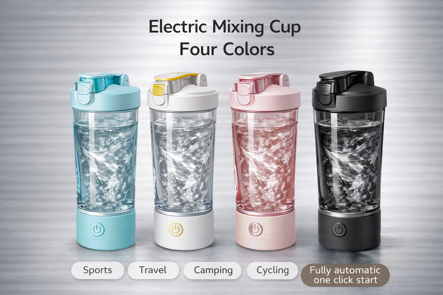 TurboShake Elite™ Automatic Vortex Mixing Bottle