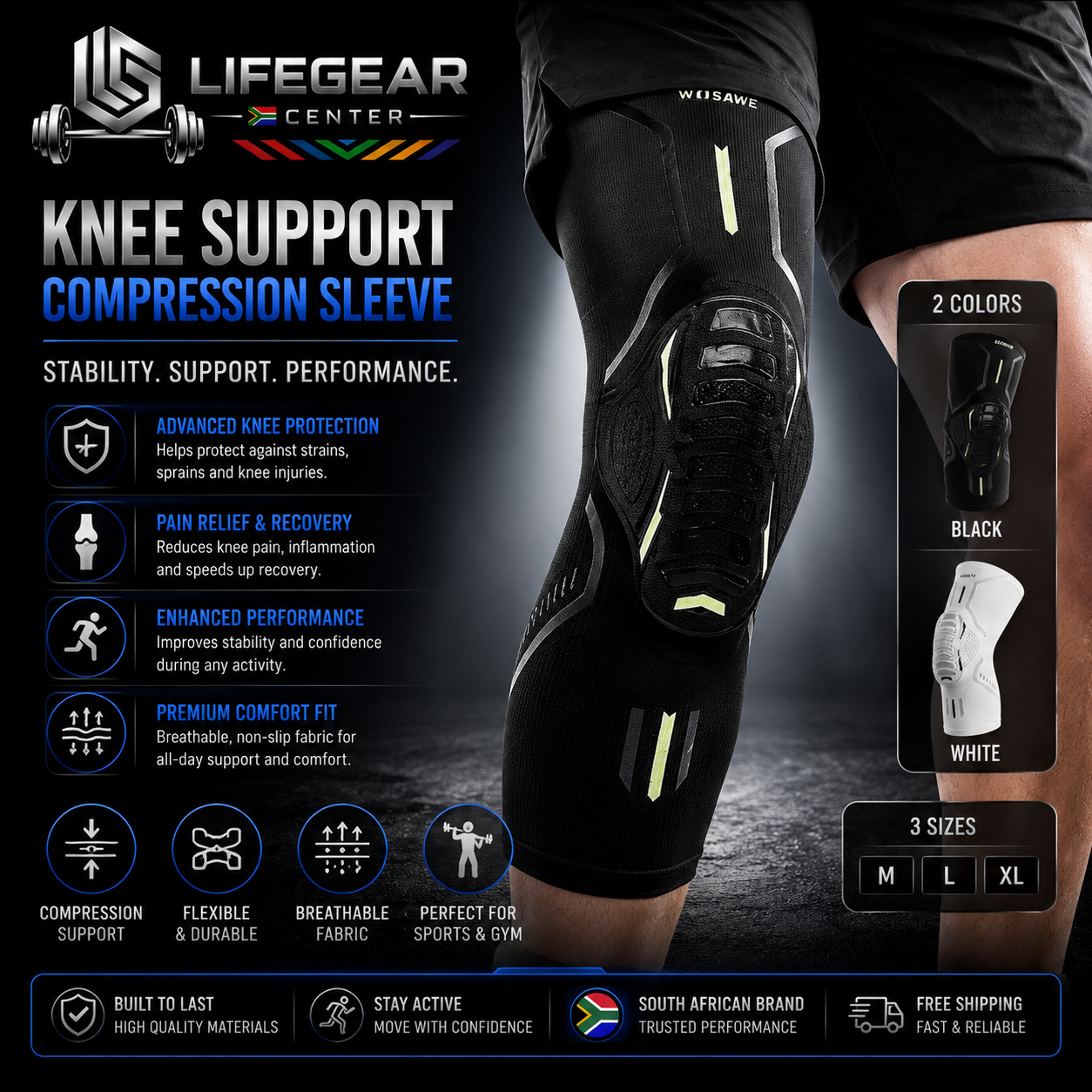 LifeGear StabilityX™ Knee Guard