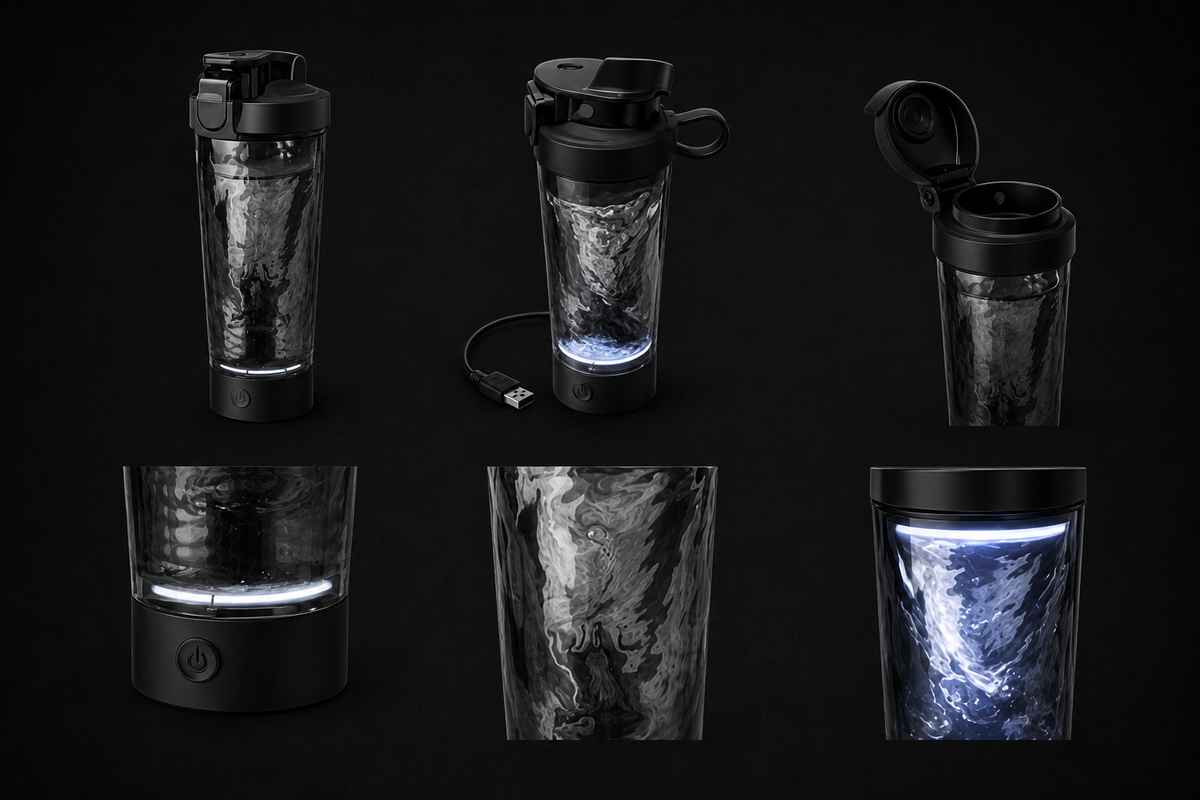 TurboShake Elite™ Automatic Vortex Mixing Bottle